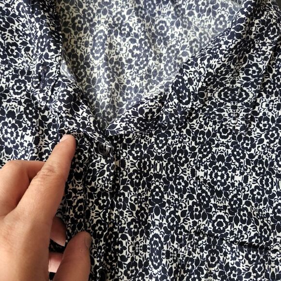 Anthropologie Floral Print Blouse - Picture 5 of 8